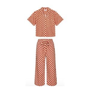 WRAY Lounge Set in Spice Check